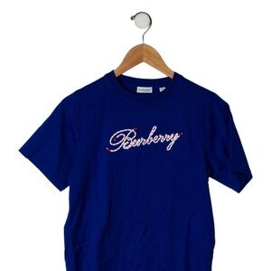Burberry Kids Royal Blue Logo Tee